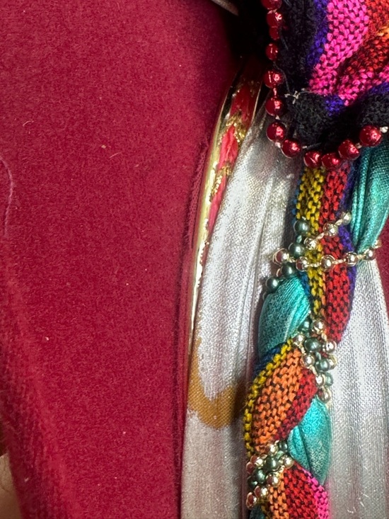 Vintage 90s ARLOP Red Western Hat – Fiesta / Southwestern Statement Piece main image 6